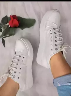 Zapatillas De Dama Bajas Art-100 BLANCO - comprar online