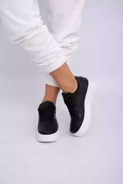 Zapatillas plataforma bajas ART-260 NEGRO - comprar online