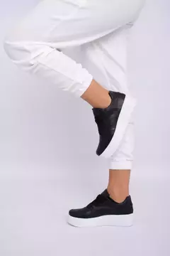 Zapatillas plataforma bajas ART-260 NEGRO