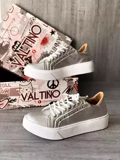 Zapatillas De Dama Bajas Art-100 PLATA