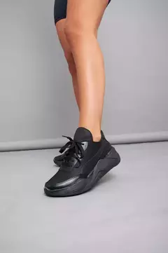 Zapatillas Urbana Estilo Deportivo ART-Pumi NEGRO - comprar online