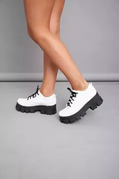 Zapato Caña Baja Plataforma Art-540 BLANCO - valtino