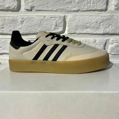 SAMBA BEIGE TIRAS NEGRAS