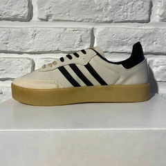 SAMBA BEIGE TIRAS NEGRAS - comprar online