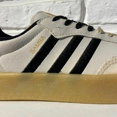 SAMBA BEIGE TIRAS NEGRAS - valtino