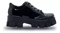 BORCEGO BAJO ART-540 NEGRO CHAROL - tienda online