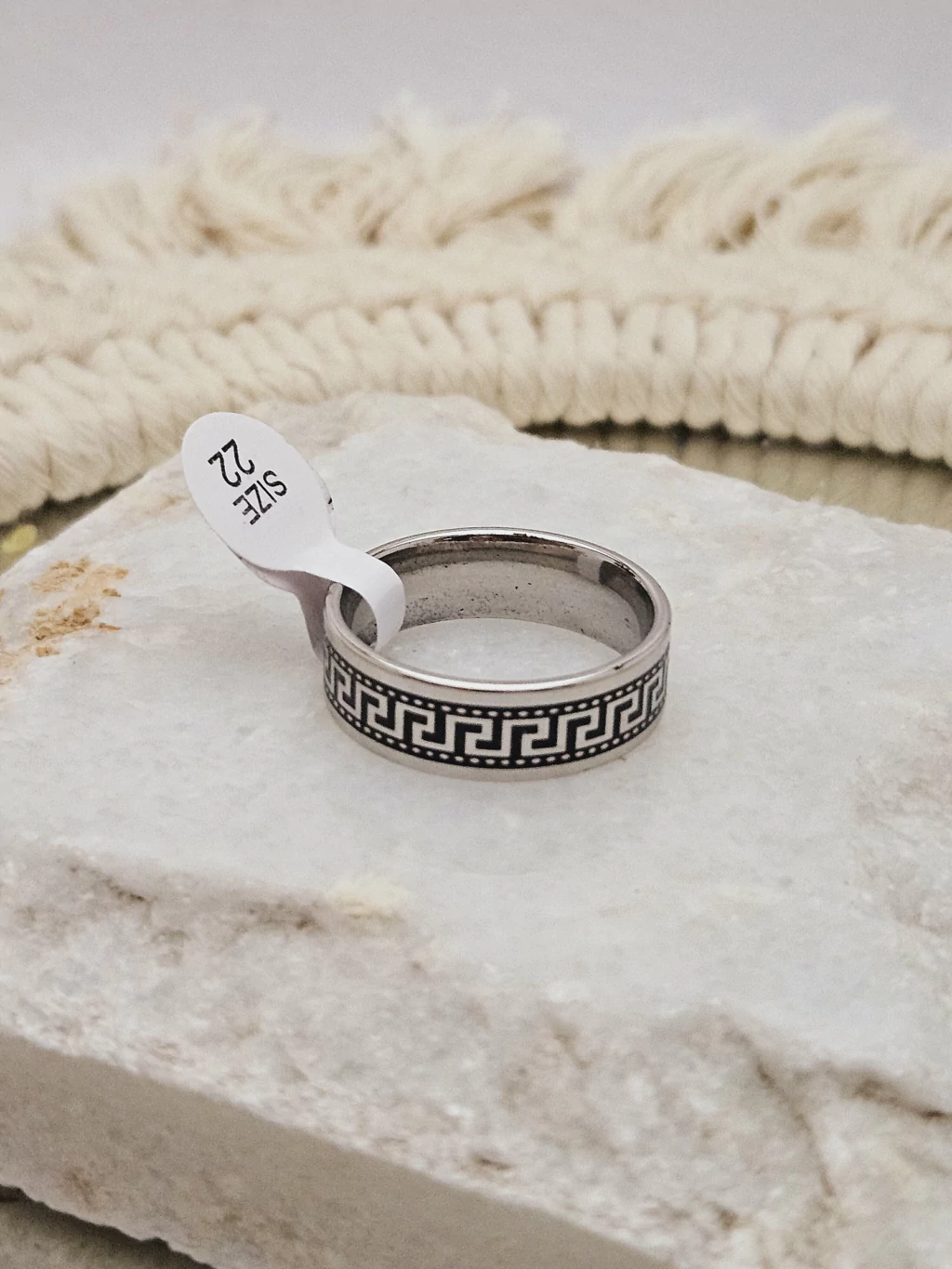 Anillo acero hombre Azteca