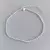 Pulsera bañada en plata línea de strass - comprar online
