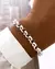 Pulsera roló acero blanco 7 mm Cierre marinero - comprar online