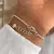 Pulsera fina acero blanco corazón micropavé susanitos - comprar online