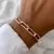 Pulsera Acero Blanco Link