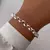 Pulsera Acero Blanco Roló 7 mm