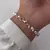 Pulsera Acero Blanco Roló 7 mm - comprar online