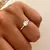Anillo acero blanco Tiny