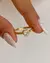 Anillo bañado en oro susanito corazón