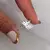 Anillo acero blanco Laurel