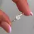 Anillo bañado en oro denario