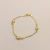 Pulsera Plata Dorada Estrellas - comprar online
