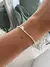 Pulsera plata elastizada bolitas y estrella - comprar online