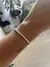 Pulsera plata elastizada bolitas 4 mm