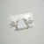 Aros plata colibríes micropavé cubics blancos