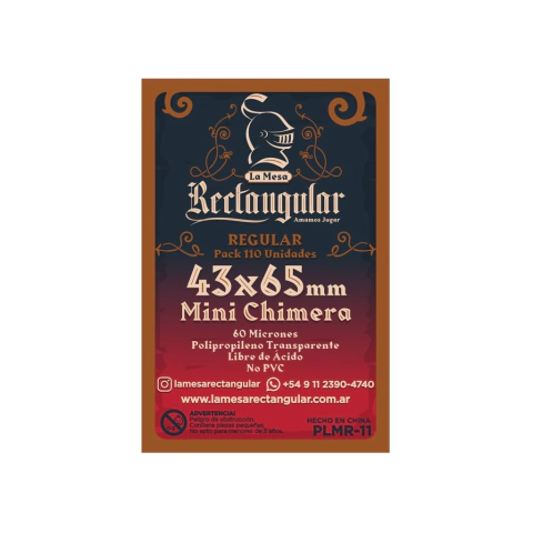 MiniChimera 43x65 - 110 Unds - Protectores "LaMesa Rectangular"
