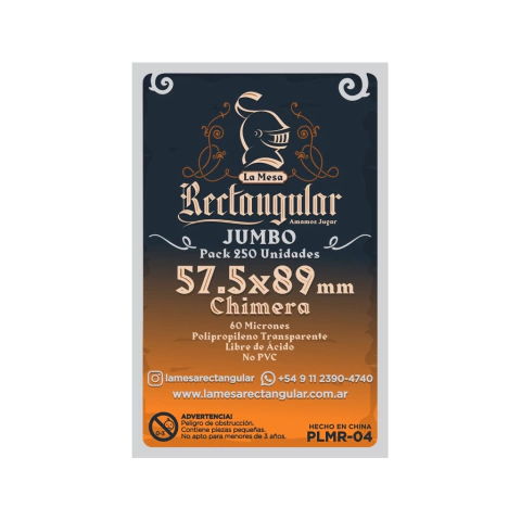 Chimera 57,5x89 - 250 Unds - Protectores "LaMesa Rectangular"