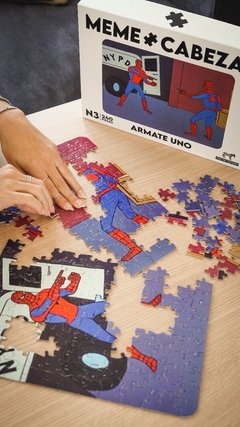 Meme Cabezas Rompecabezas N3 Edición Hombre Araña - LaMesaRectangular