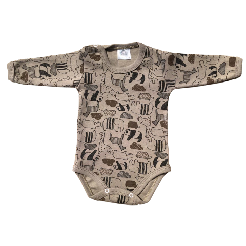 Body Frances Animalitos Marron