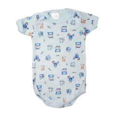 Body Frances Ratoncito Celeste, Rosa y Crudo