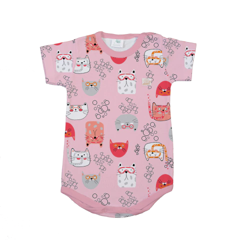 Body Frances Gatitos Rosa