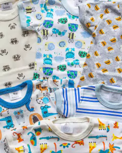 Pack x 6 Body Manga Corta Nene Estampados Surtidos en internet