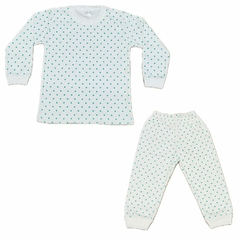 Pijama Niño 2 al 8 Lunares Verde - comprar online