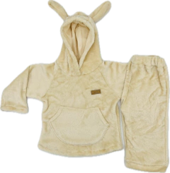 Buzo Canguro + Pantalon Natural Flannel en internet