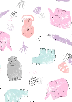 Enterito con Pie Selva Verde y Rosa - comprar online