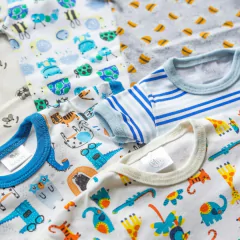 Pack x 6 Body Manga Corta Nene Estampados Surtidos - sassykids