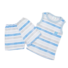 Imagen de Musculosa + Short de Bebé Rayado