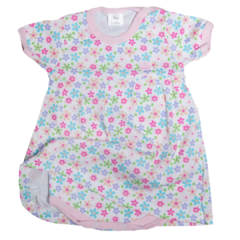 Vestido manga corta con bombachón floreado