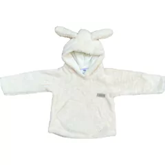 Buzo Canguro Corderito Bifaz Beige