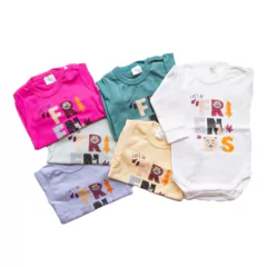 Pack x 4 Body Manga Larga Lets be Friends Nene - comprar online