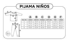 Pijama Niño 2 al 8 Estrella Melange en internet