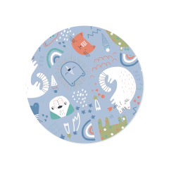 Enterito Con Puño Zorrito Crudo, Rosa y Celeste - comprar online