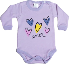 PACK X 4 BODY ESTAMPA CENTRAL MIX AMOR TEDDY - comprar online