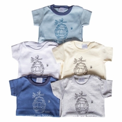 Pack x 4 Body Manga Corta Panal Nena