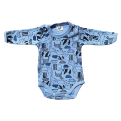 Body Frances Animalitos Celeste