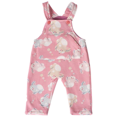 Jardinero Frisa Coneja Rosa