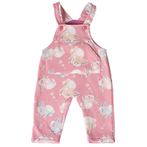 Jardinero Frisa Coneja Rosa