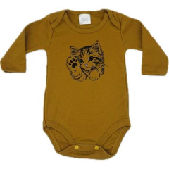 Body Americano Mostaza Estampas Varias