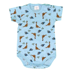 Body Frances Dino Cap Marron y Celeste en internet