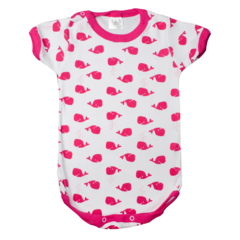 Body Frances Ballena Fucsia y Azul